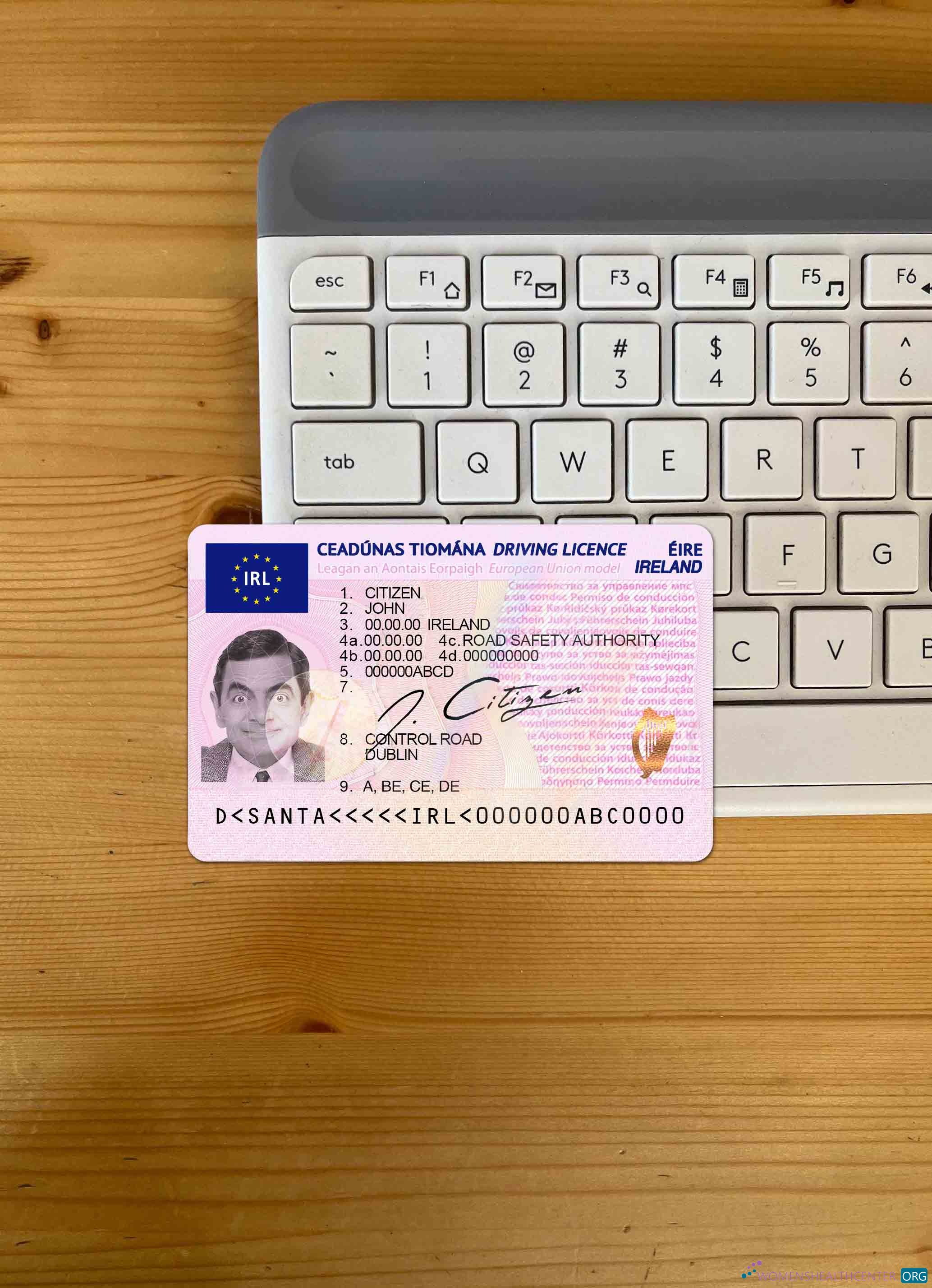 Download Ireland DL photolook FRONT Photoshop template